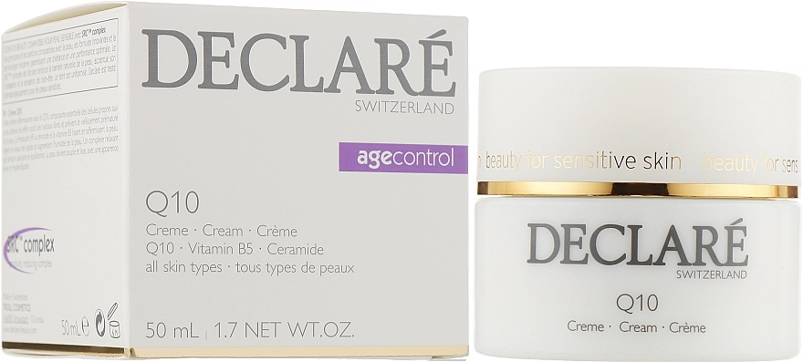 Омолаживающий крем с коэнзимом Q10 - Declare Q10 Age Control Cream, 50 мл - фото N2