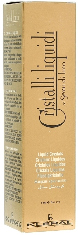 Kleral System Жидкие кристаллы с маслом льна Semi Di Lino Liquid - фото N6