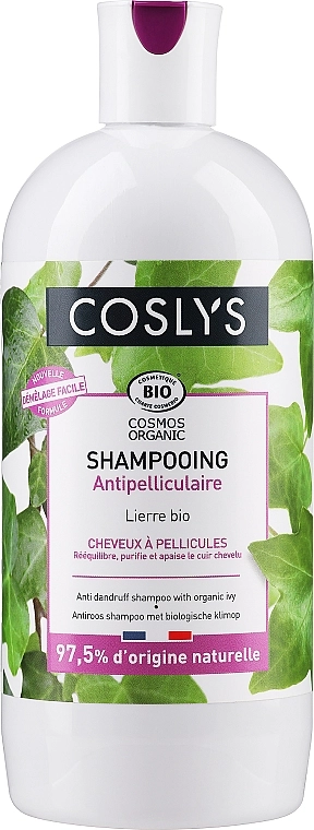 Coslys Шампунь проти лупи з органічним плющем Dandruff Shampoo - фото N1