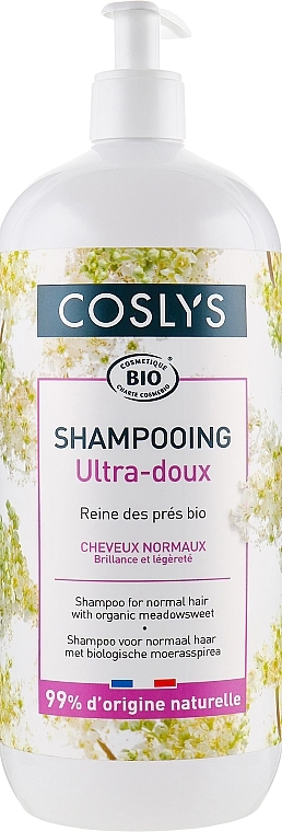 Coslys Шампунь для нормального волосся з органічною таволгою Normal Hair Shampoo - фото N5