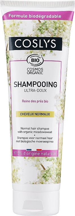 Coslys Шампунь для нормального волосся з органічною таволгою Normal Hair Shampoo - фото N1