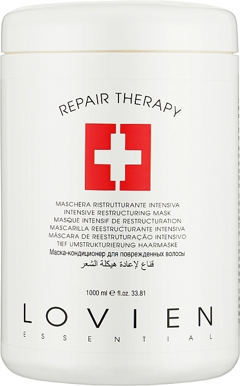 Lovien Essential Маска для сухих и поврежденных волос Mask Intensive Repairing For Dry Hair - фото N4