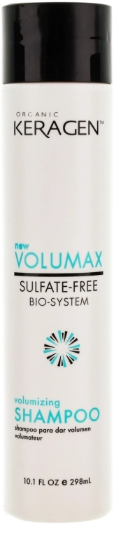Organic Keragen Шампунь для об'єму волосся з кератином Volumizing Sulfat-free Bio-system Shampoo - фото N1