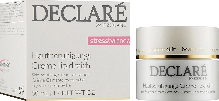 Declare Заспокійливий поживний крем Skin Soothing Cream Extra Rich - фото N2