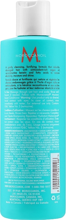 Moroccanoil Зволожуючий шампунь Moisture Repair Shampoo - фото N2