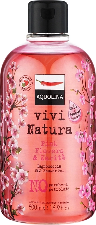 Aquolina Гель для душу Pink Flowers and Karite Bath & Shower Gel - фото N1