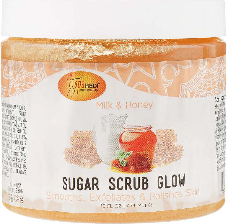 SpaRedi Цукровий скраб для тіла Sugar Scrub Milk & Honey - фото N1