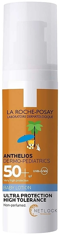 La Roche-Posay Сонцезахисне молочко для чутливої та схильної до подразнень шкіри немовлят, дуже високий ступінь захисту SPF 50+ Anthelios Dermo Pediatrics Baby Lotion SPF50+ - фото N1