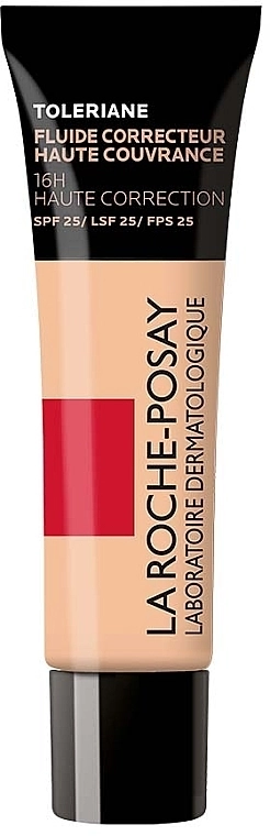 La Roche-Posay Toleriane Teint Make up Fluid Корректирующий тональный флюид высокого покрывающего свойства для чувствительной кожи , SPF25 - фото N1