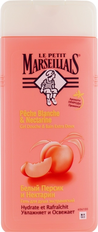 Le Petit Marseillais Гель для душу "Білий персик і нектарин", біо Le Petit Marseillais® - фото N7