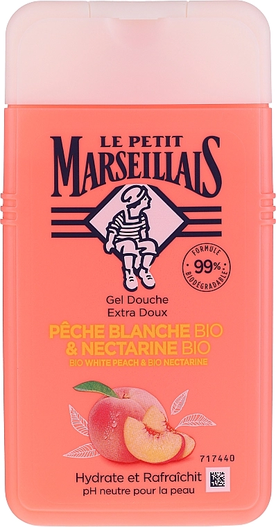 Le Petit Marseillais Гель для душу "Білий персик і нектарин", біо Le Petit Marseillais® - фото N9