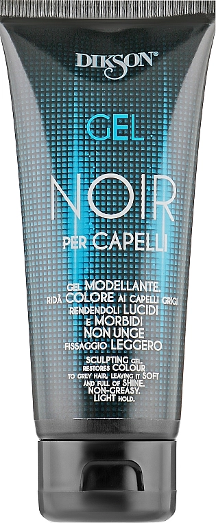 Dikson Тонирующий гель для седых волос Gel Noir Per Capelli - фото N1