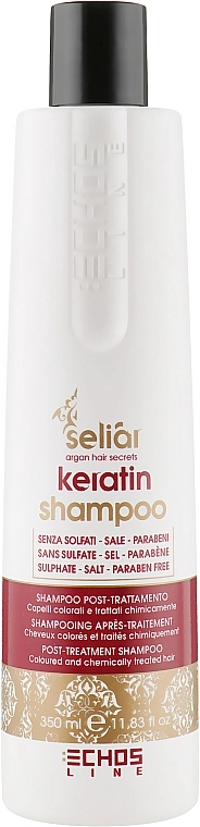 Echosline Кератиновый шампунь Seliar Keratin Shampoo - фото N1