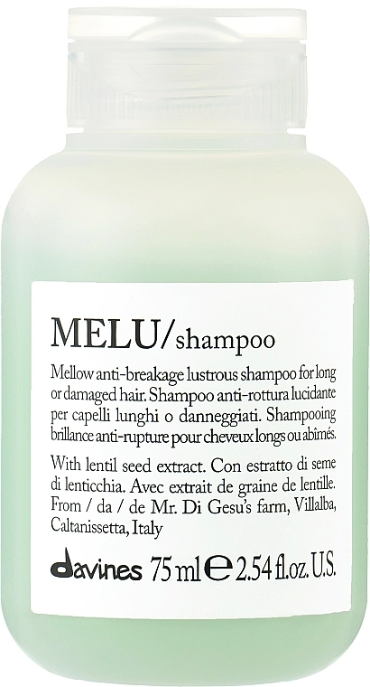 Davines Шампунь для пошкодженого волосся Melu Shampoo Anti-Rottura Lucidante - фото N1