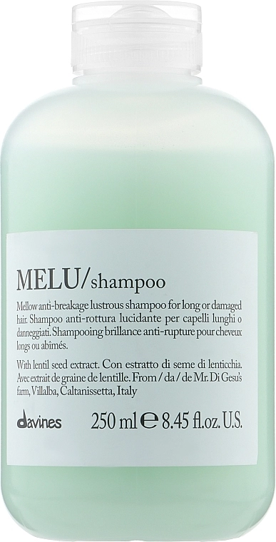 Davines Шампунь для пошкодженого волосся Melu Shampoo Anti-Rottura Lucidante - фото N2