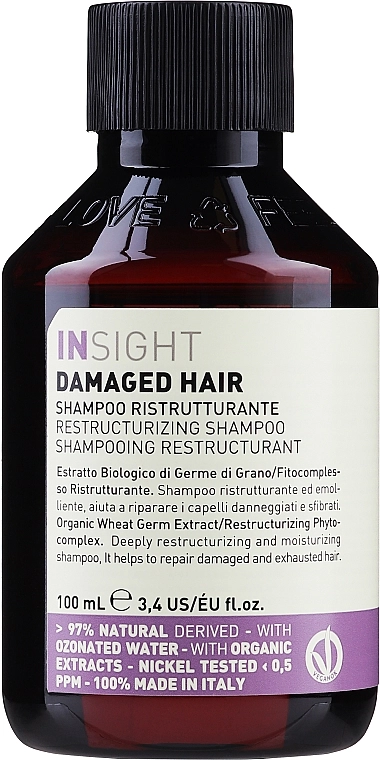 Insight Шампунь відновлюючий для пошкодженого волосся Restructurizing Shampoo - фото N1
