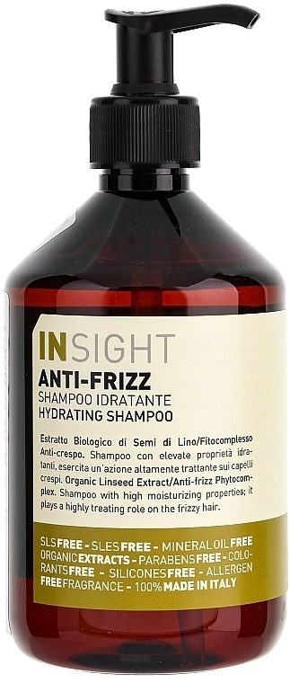 Insight Шампунь зволожуючий для волосся Anti-Frizz Hair Shampoo Hydrating - фото N3