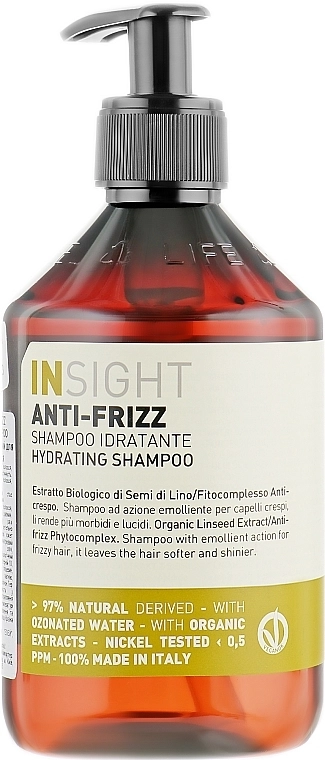 Insight Шампунь увлажняющий для волос Anti-Frizz Hair Hydrating Shampoo - фото N2