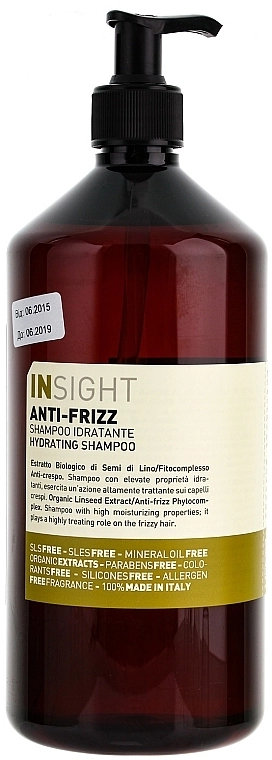 Insight Шампунь увлажняющий для волос Anti-Frizz Hair Hydrating Shampoo - фото N5