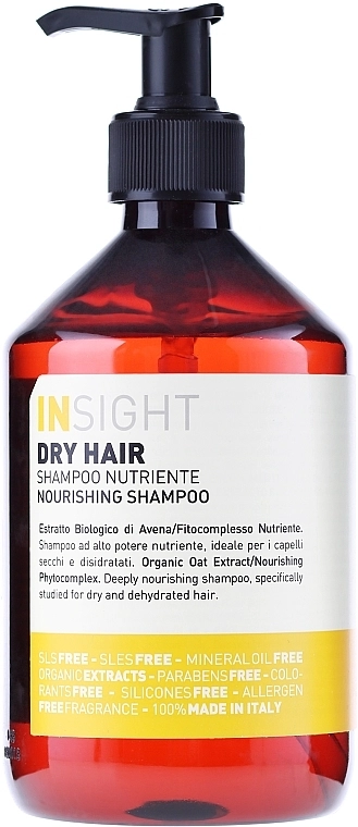 Insight Шампунь поживний для сухого волосся Dry Hair Shampoo Nourishing - фото N2