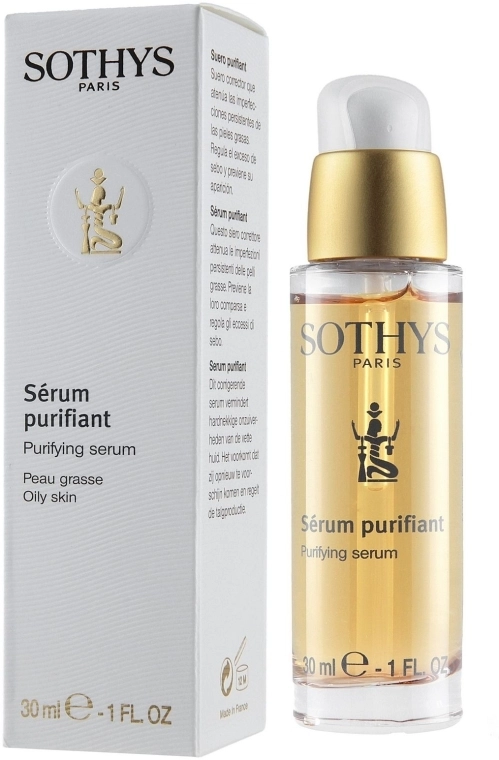 Sothys Сиворотка очищаюча себорегулююча Purifying Serum Oily Skin - фото N1