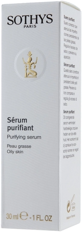 Sothys Сиворотка очищаюча себорегулююча Purifying Serum Oily Skin - фото N3