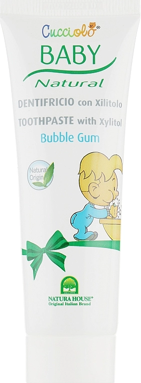 Natura House Зубная паста «Жевательная резинка» Baby Cucciolo Toothpaste - фото N2