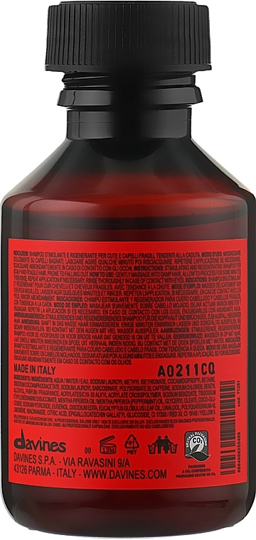 Davines Энергетический шампунь NT Energizing shampoo - фото N2