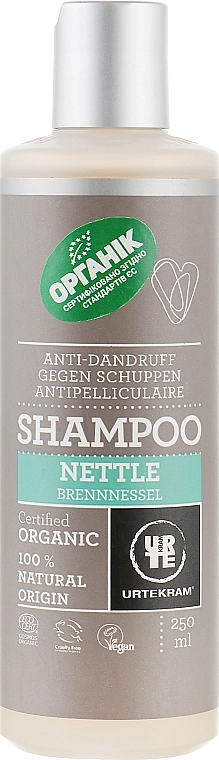 Urtekram Шампунь "Крапива" против перхоти Nettle Anti-Dandruff Shampoo - фото N1