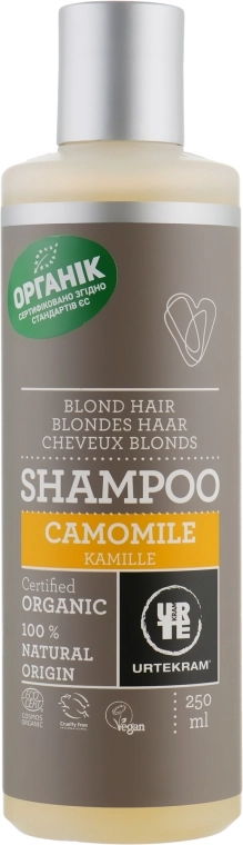 Urtekram Шампунь Camomile Shampoo Blond Hair - фото N1