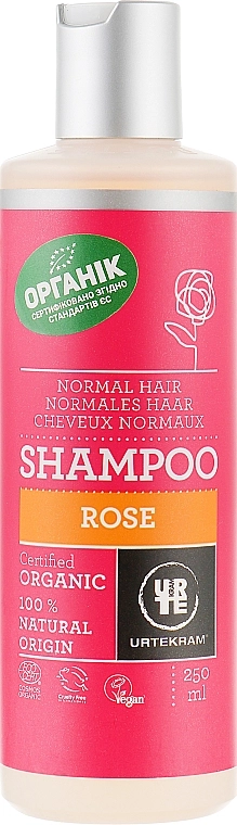 Urtekram Шампунь "Роза" для нормальных волос Rose Shampoo Normal Hair - фото N1