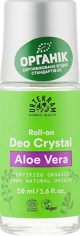 Urtekram Роликовий дезодорант Deo Crystal Aloe Vera - фото N1