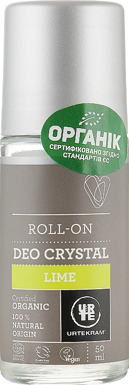 Urtekram Роликовий дезодорант Deo Crystal Lime - фото N1