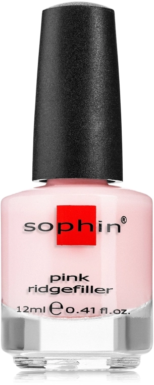 Sophin Засіб для заповнення нерівностей нігтів Ridgefiller Pink - фото N1