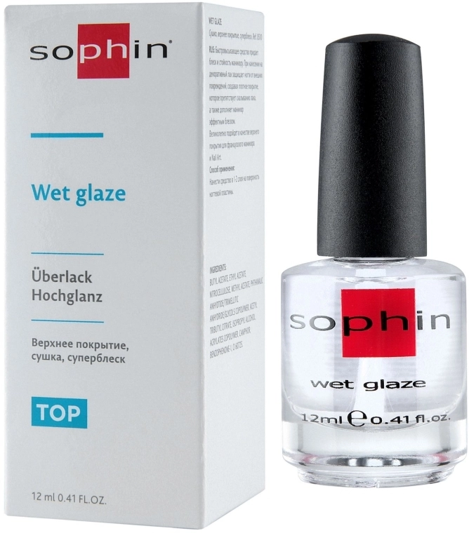 Sophin Сушка, верхнє покриття, суперблиск Wet Glaze - фото N1