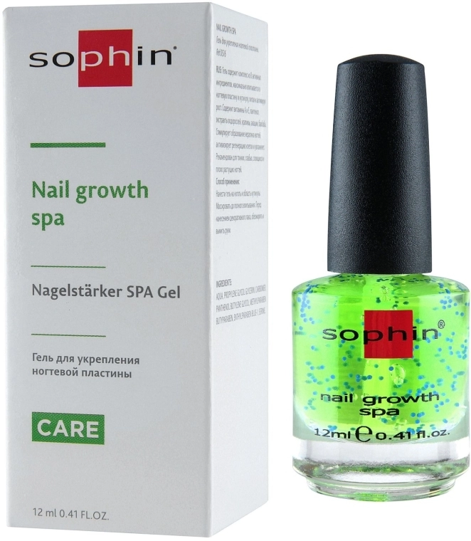 Sophin Гель для зміцнення нігтьової пластини Nail Growth Spa - фото N1