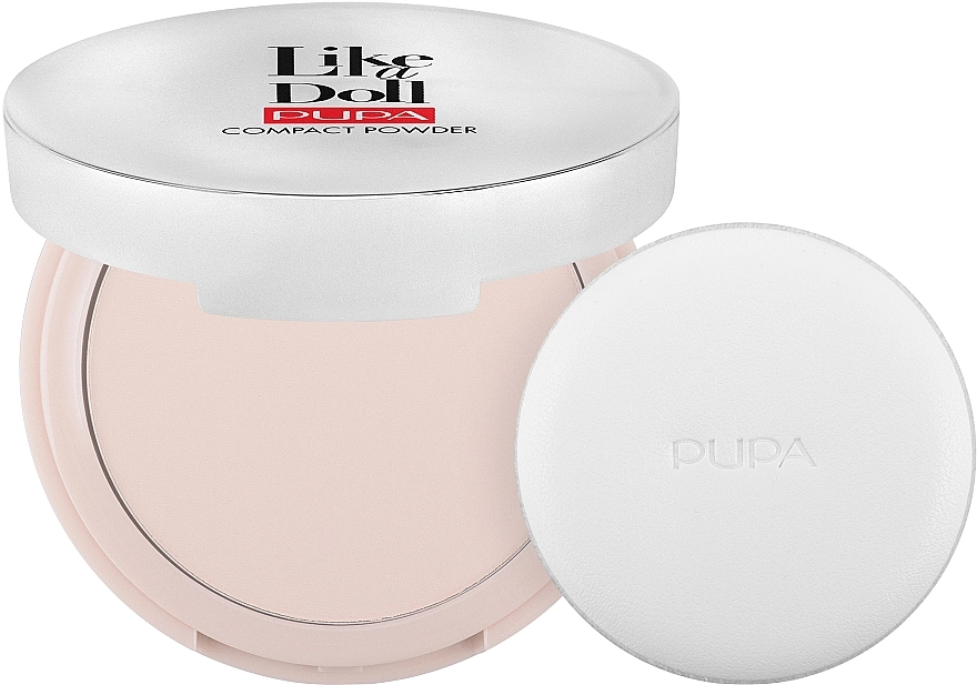 Pupa Like A Doll Compact Powder Пудра компактна, з ефектом оголеної шкіри - фото N1