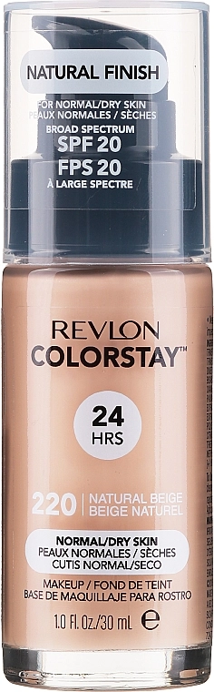 Revlon ColorStay Makeup For Normal/Dry Skin SPF20 Тональный крем - фото N1