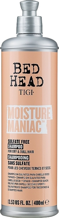 Увлажняющий шампунь - TIGI Bed Head Moisture Maniac Shampoo, 400 мл - фото N1