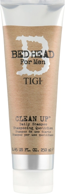 Ежедневный шампунь для мужчин - TIGI B For Men Clean Up Daily Shampoo, 250ml - фото N1