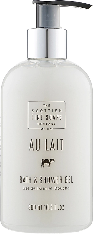 Scottish Fine Soaps Гель для ванны Au Lait Bath And Shower Gel - фото N1