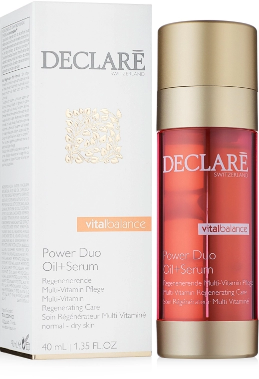 Declare Двухфазное восстанавливающее средство Vital Balance Power Duo Oil+Serum - фото N1