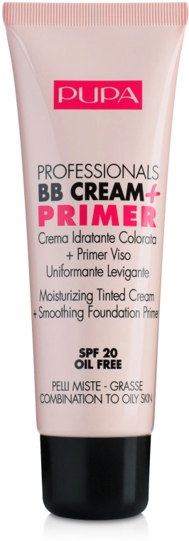 Pupa BB Cream + Primer For Combination To Oily Skin BB Cream + Primer For Combination To Oily Skin - фото N1