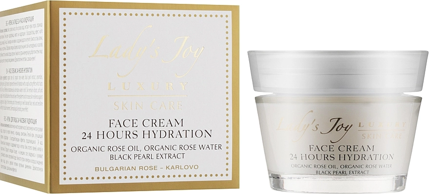 Bulgarian Rose Крем для обличчя Bulgarska Rosa lady's Joy Luxury Face Cream 24 Hours Hydration - фото N2