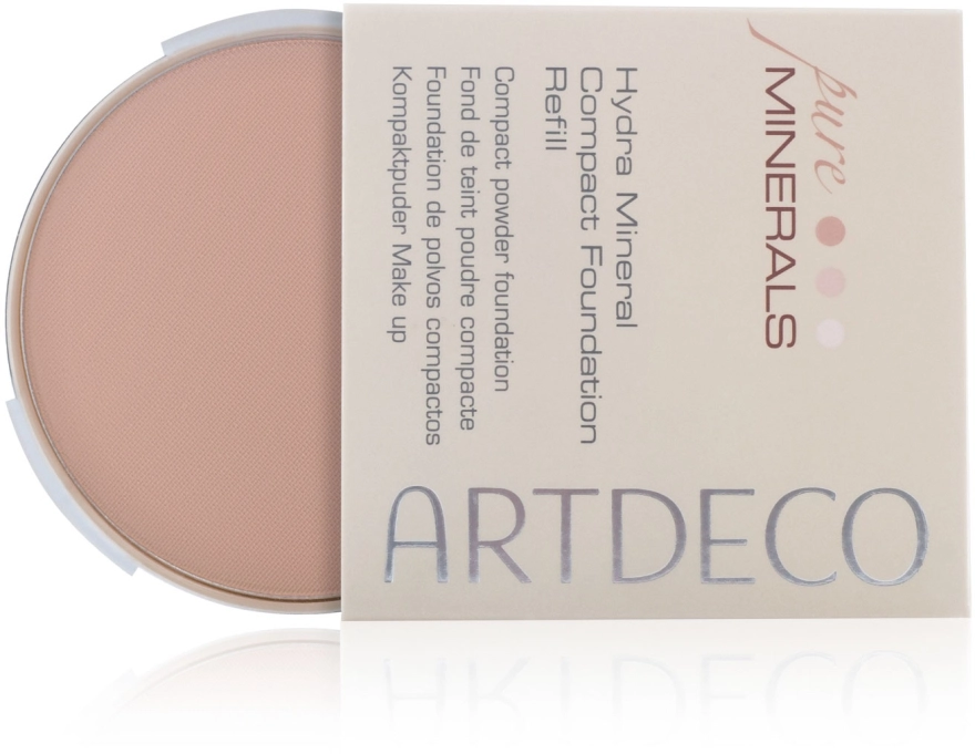 Artdeco Hydra Mineral Compact Foundation Refill Минеральная компактная пудра запасной блок - фото N2