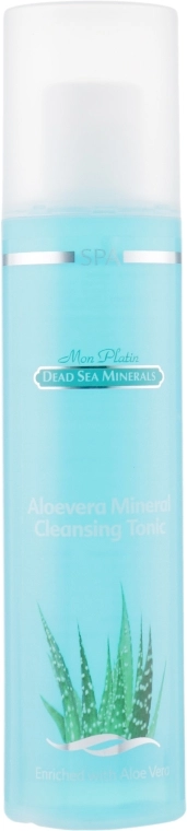 Mon Platin DSM Очищающий тоник для сухой и нормальной кожи Aloevera Mineral Cleansing Tonic - фото N2