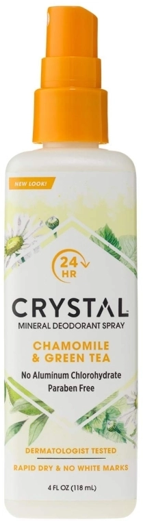 Crystal Дезодорант-спрей с ароматом ромашки и зеленого чая Essence Deodorant Spray - фото N1