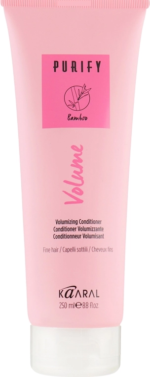 Kaaral Крем-кондиціонер для тонкого волосся з екстрактом бамбука Purify Volume Conditioner - фото N1