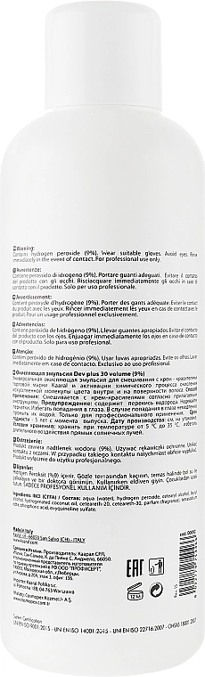 Kaaral Универсальный окислитель 9% Dev Plus Vol. 30 - фото N4