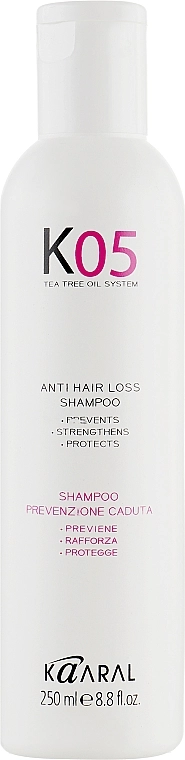 Kaaral Шампунь против выпадения волос К05 Anti Hair Loss Shampoo - фото N3